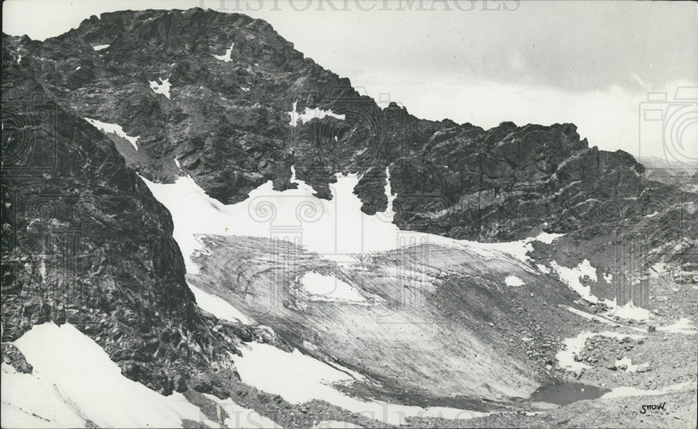 Press Photo Arapahoe Glacier in Boulder, Colorado - Historic Images