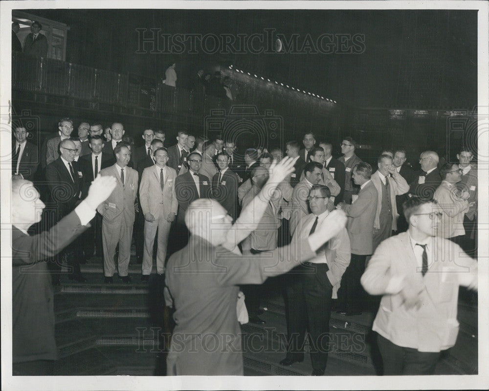 1962 Press Photo 4-H Winners At The Chicago Board Of Trade - Historic Images