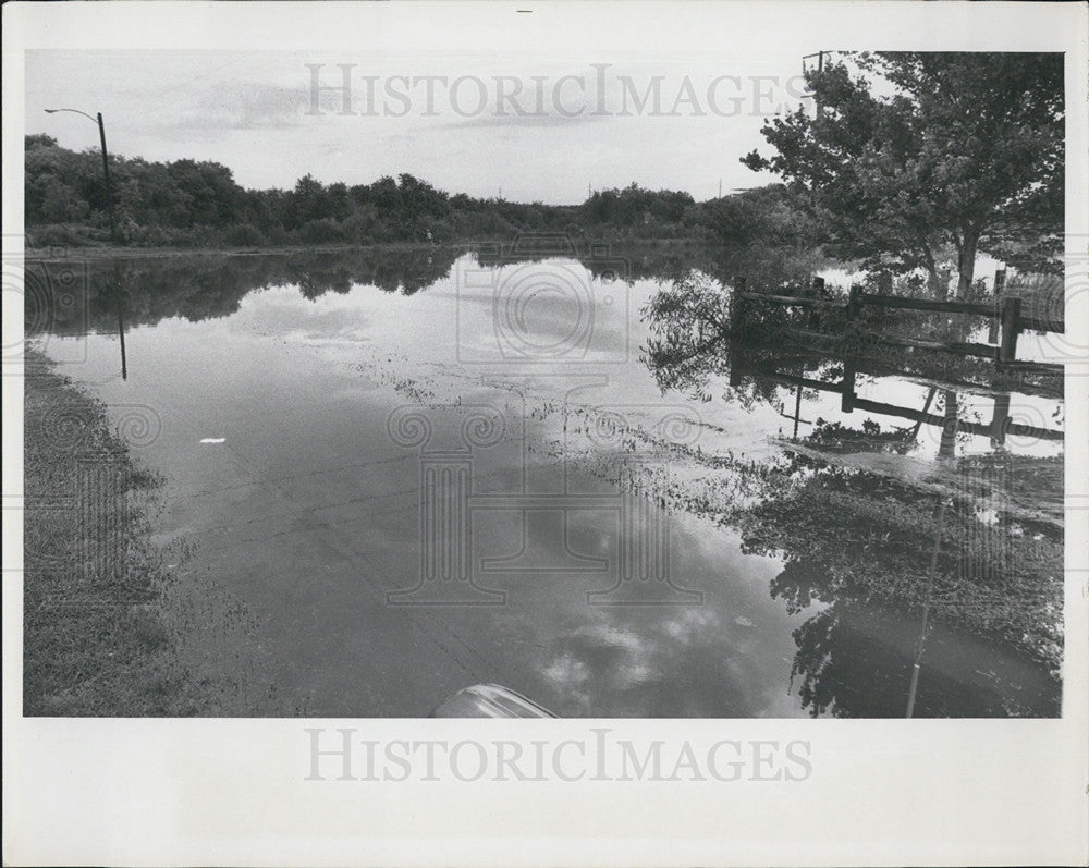 1965 Press Photo St. Petersburg Streets Flooding - Historic Images