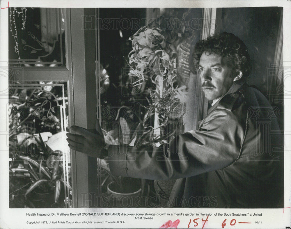 1979 Press Photo Invasion Of The Body Snatchers Donald Sutherland United Artist - Historic Images