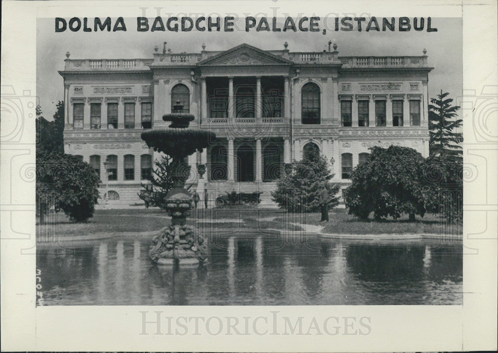 1934 Press Photo Dolma Bagdche Palace Istanbul Turkey - Historic Images