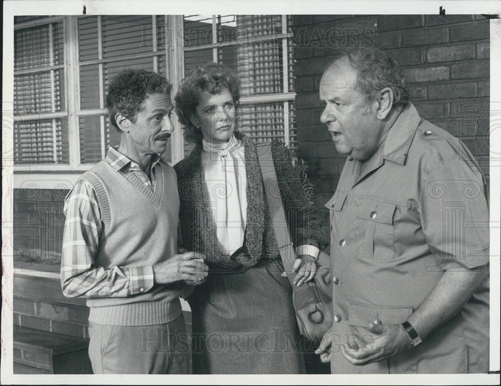 1984 Press Photo Allan Arbus,Barbara Babcock,Jack Weston &quot;The Four Seasons&quot; - Historic Images