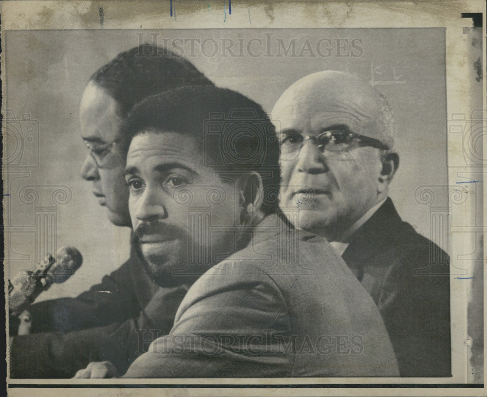 1971 Press Photo Members of Black Caucus Appear on NBC&#39;s &quot;Meet the Press&quot; - Historic Images