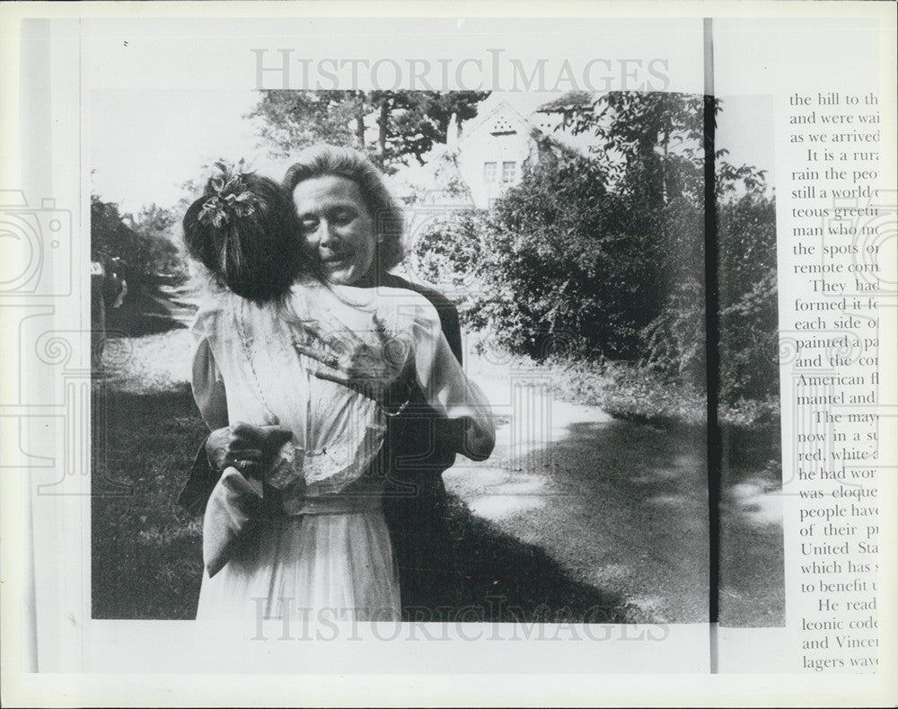 1984 Press Photo Candice Bergen and Malle wed in France - Historic Images