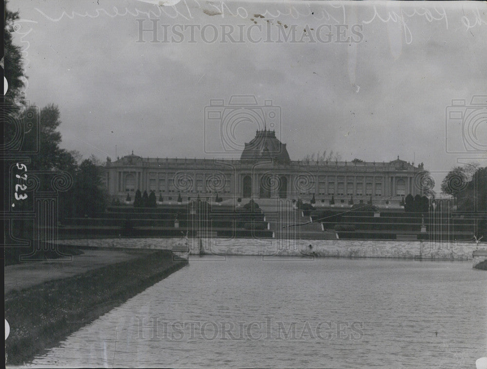 1914 Press Photo Belgium Royal Palace in Brussels - Historic Images