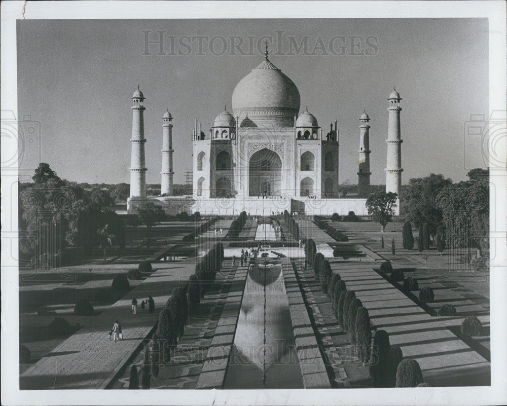 1978 Press Photo Taj Mahal Spectacular Palace Built By Royalty In India - Historic Images