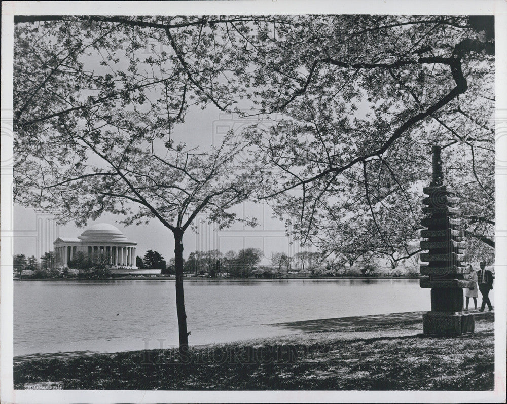 1971 Press Photo Jefferson Memorial in Washington D.C. - Historic Images