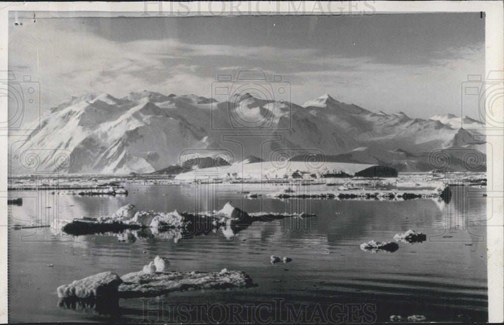 1959 Press Photo Breakup of ice in Antarctic in Ross sea - Historic Images