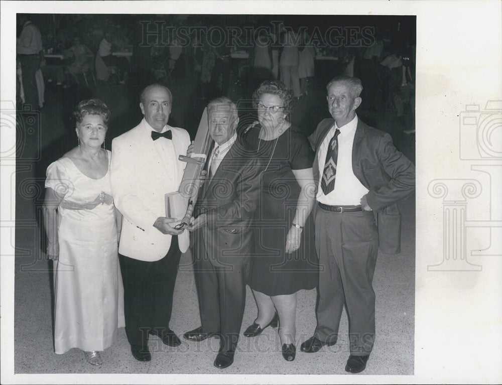 1974 Press Photo Italian American Club dance in Florida - Historic Images