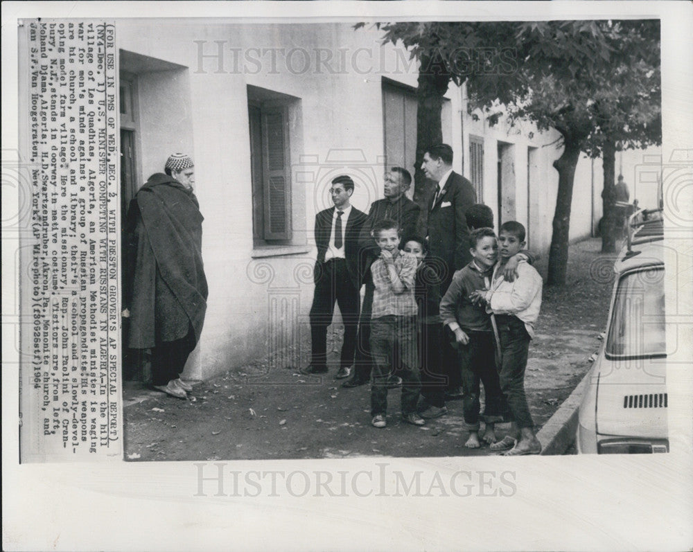 1965 Press Photo American Methodist minister competes with Russian propagandists - Historic Images