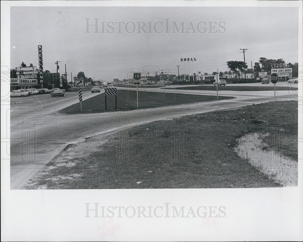 1965 Press Photo Roadways in St Petersburg Fla. - Historic Images