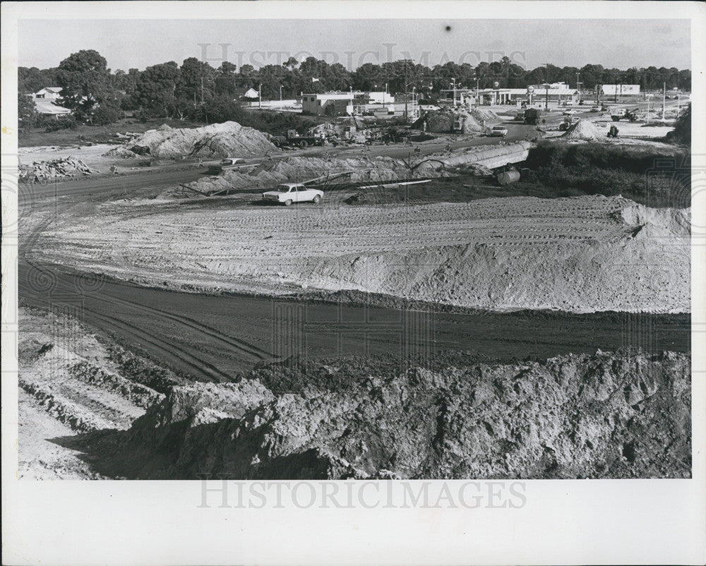 1965 Press Photo St Petersburg Street Construction - Historic Images