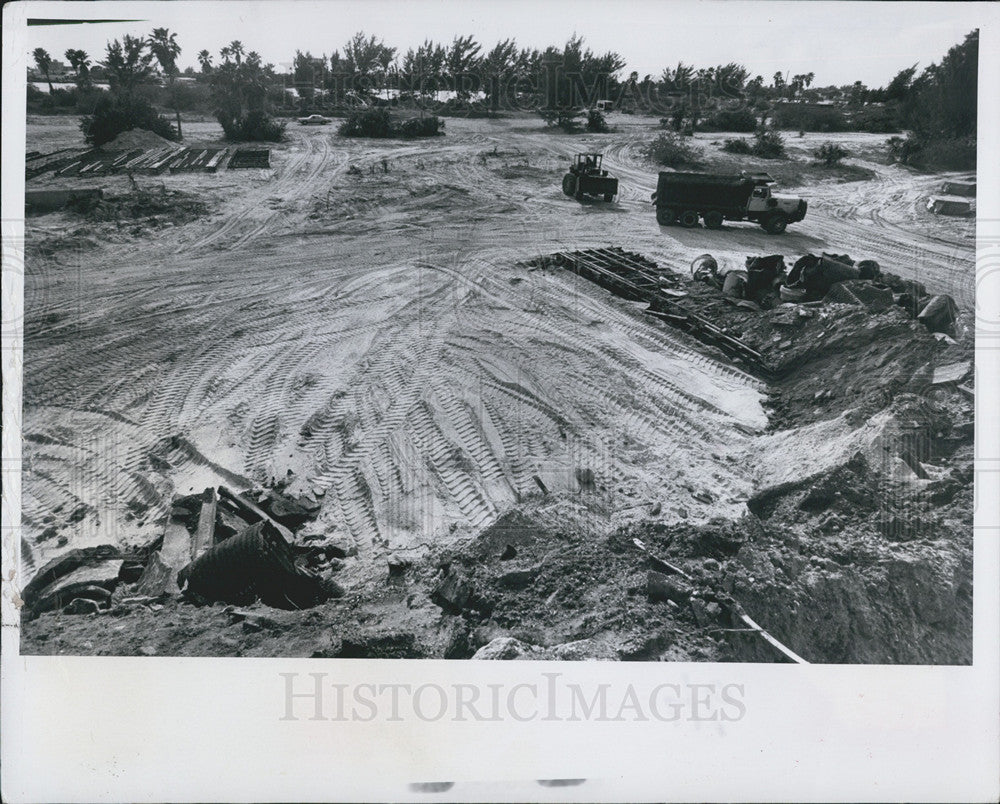 1980 Press Photo Star Island Fla. construction site - Historic Images