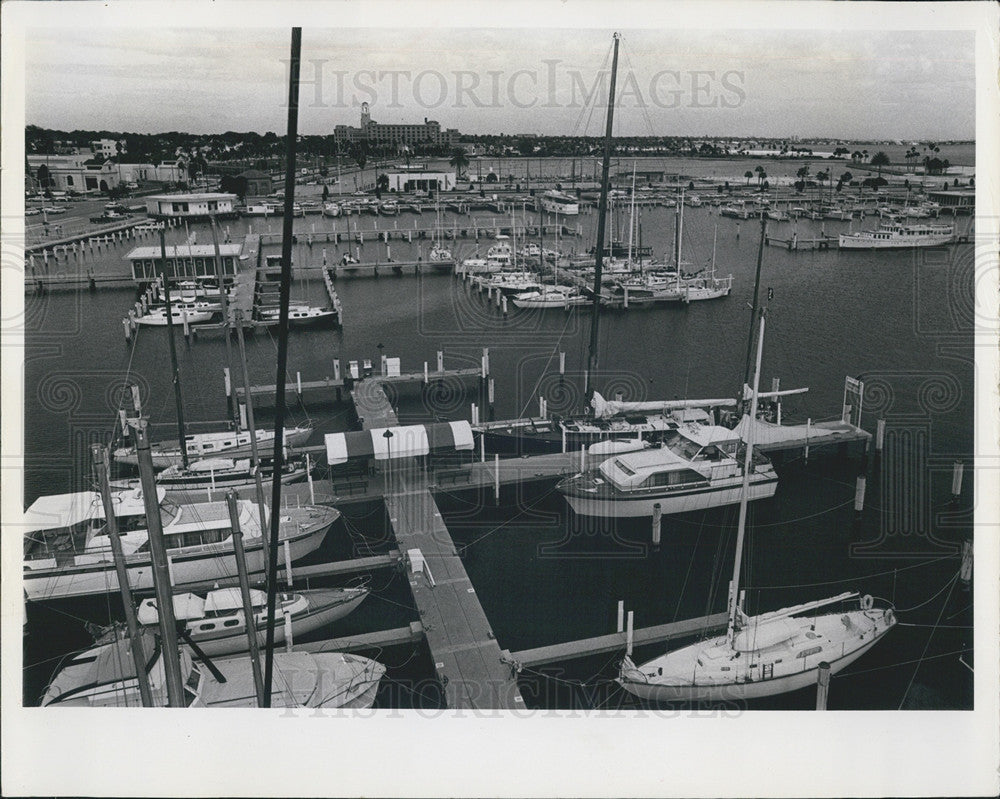 Press Photo St. Petersburg Waterfront Central Yacht Basin - Historic Images