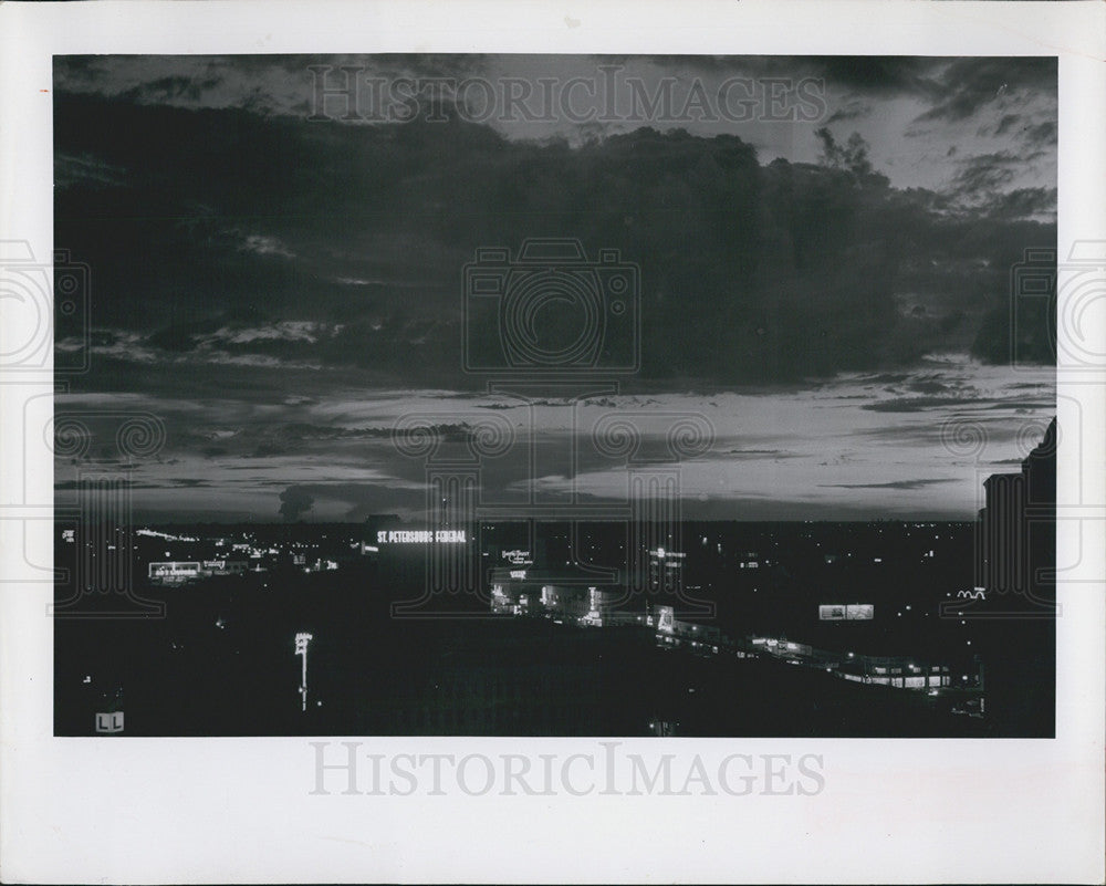 Press Photo ST Petersburg Thunderstorm - Historic Images