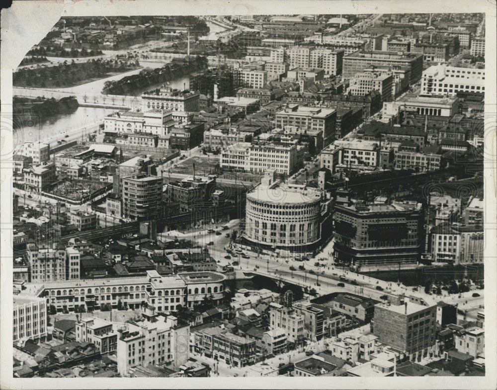 1942 Press Photo Aerial view of Toyko japan - Historic Images