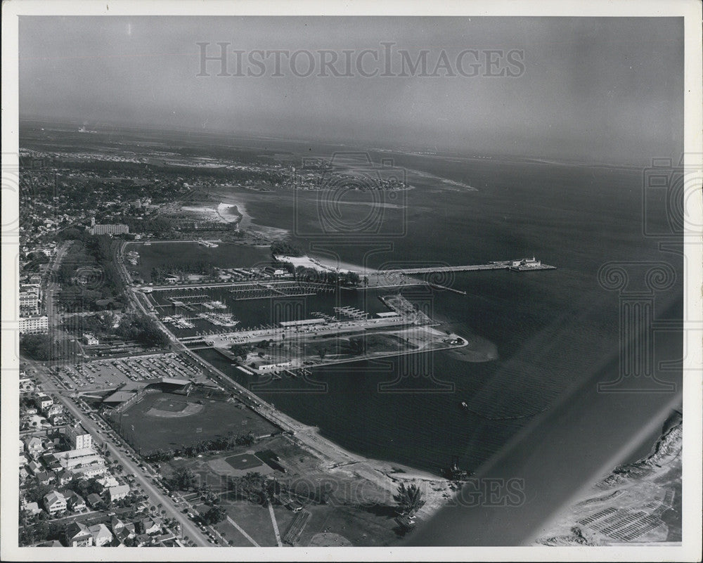 1966 Press Photo Central Yacht Basin, St. Petersburg, Florida - Historic Images