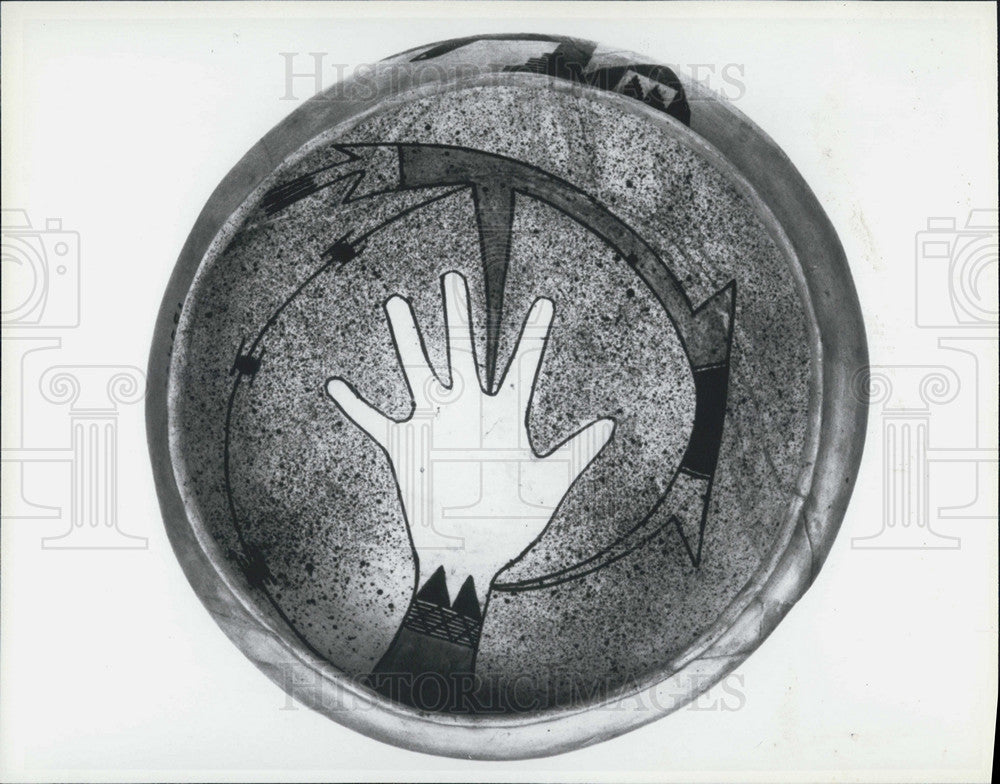 Press Photo Hopi Indians Northeastern Arizona created firing technology pottery - Historic Images