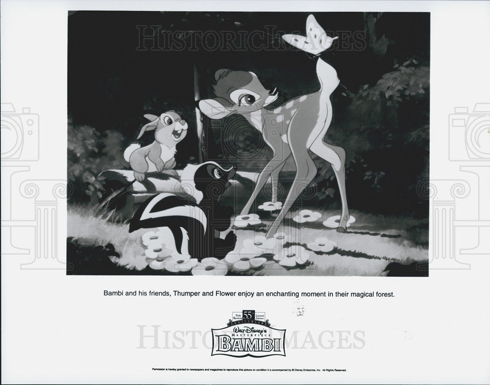 1997 Press Photo Disney animated &quot;&quot;Bambi&quot; - Historic Images