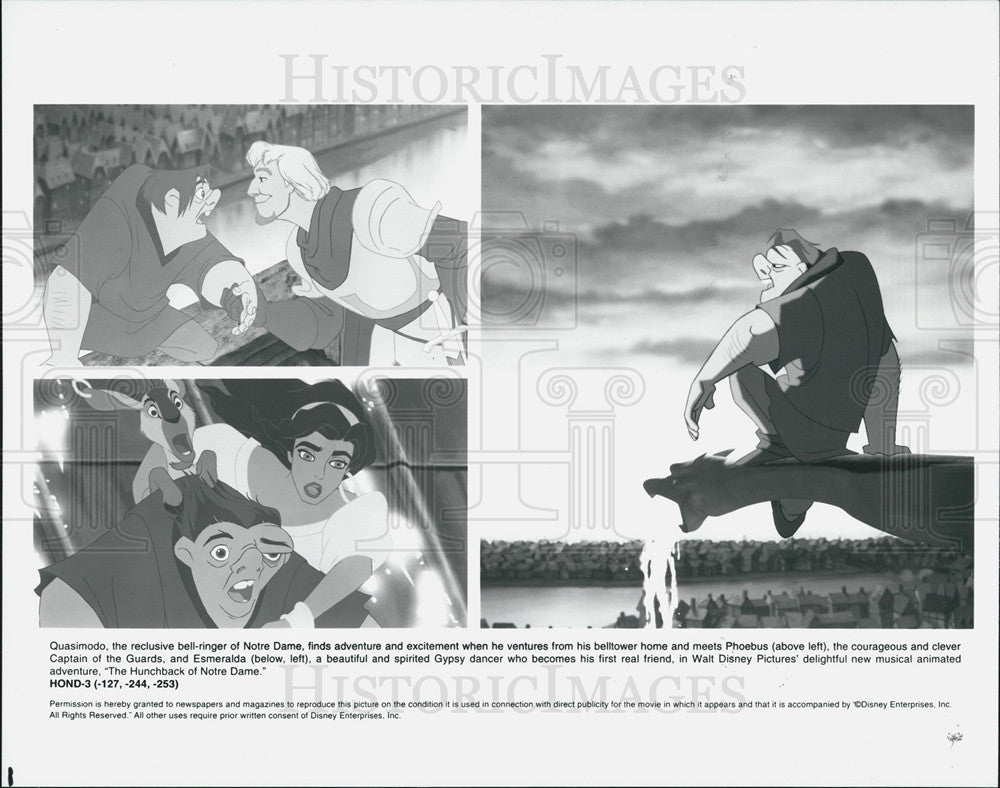 1996 Press Photo Hunchback of Notre Dame - Historic Images