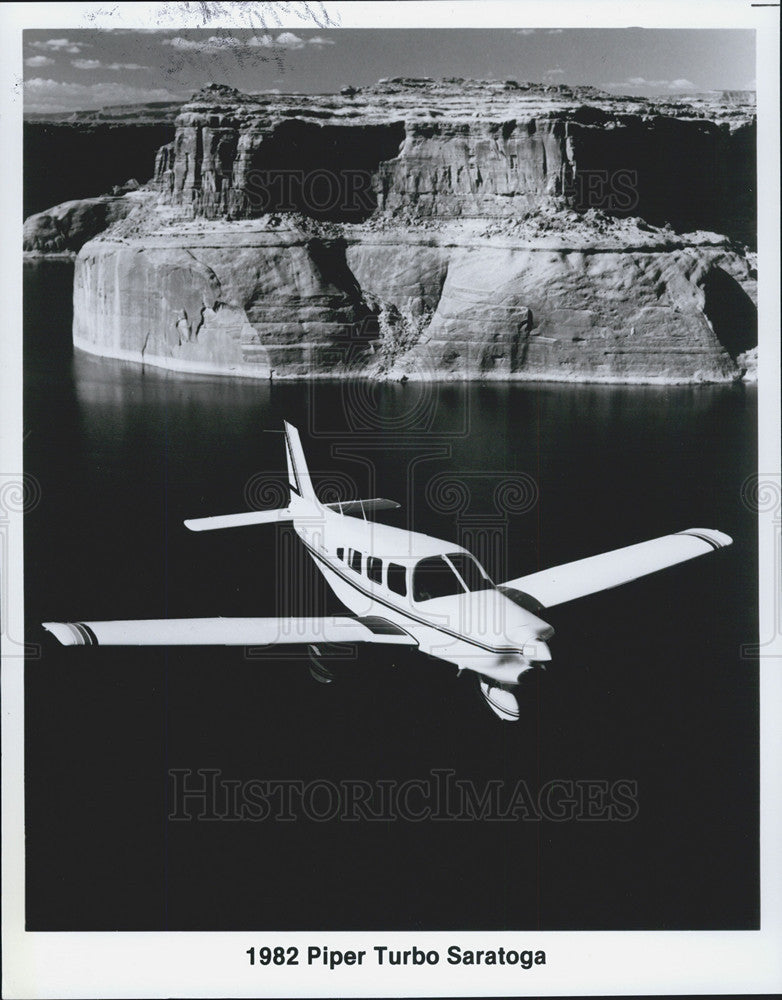 Press Photo 1982 Piper Turbo Saratoga - Historic Images