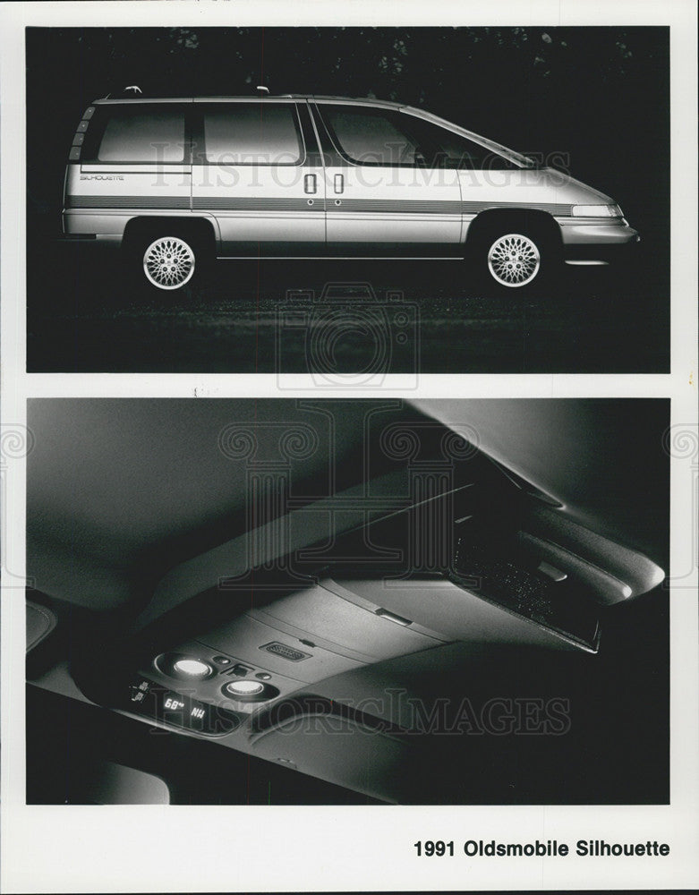 1990 Press Photo 1991 Olsmobile Silhouette - Historic Images