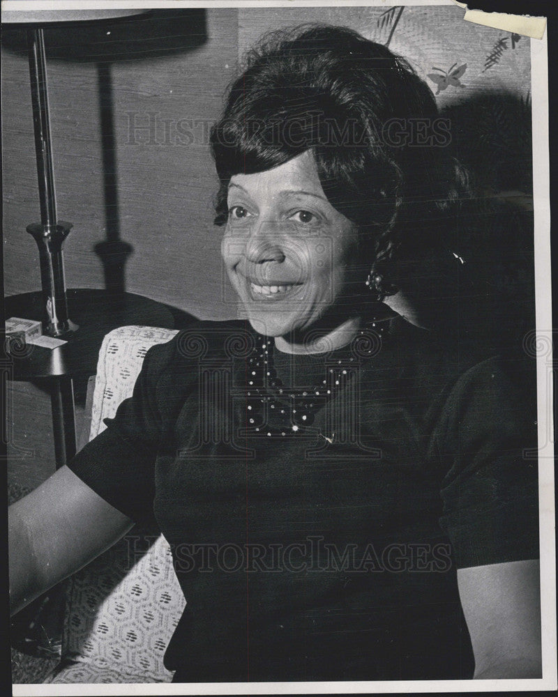 1964 Press Photo Mrs Joe Lewis Politics - Historic Images