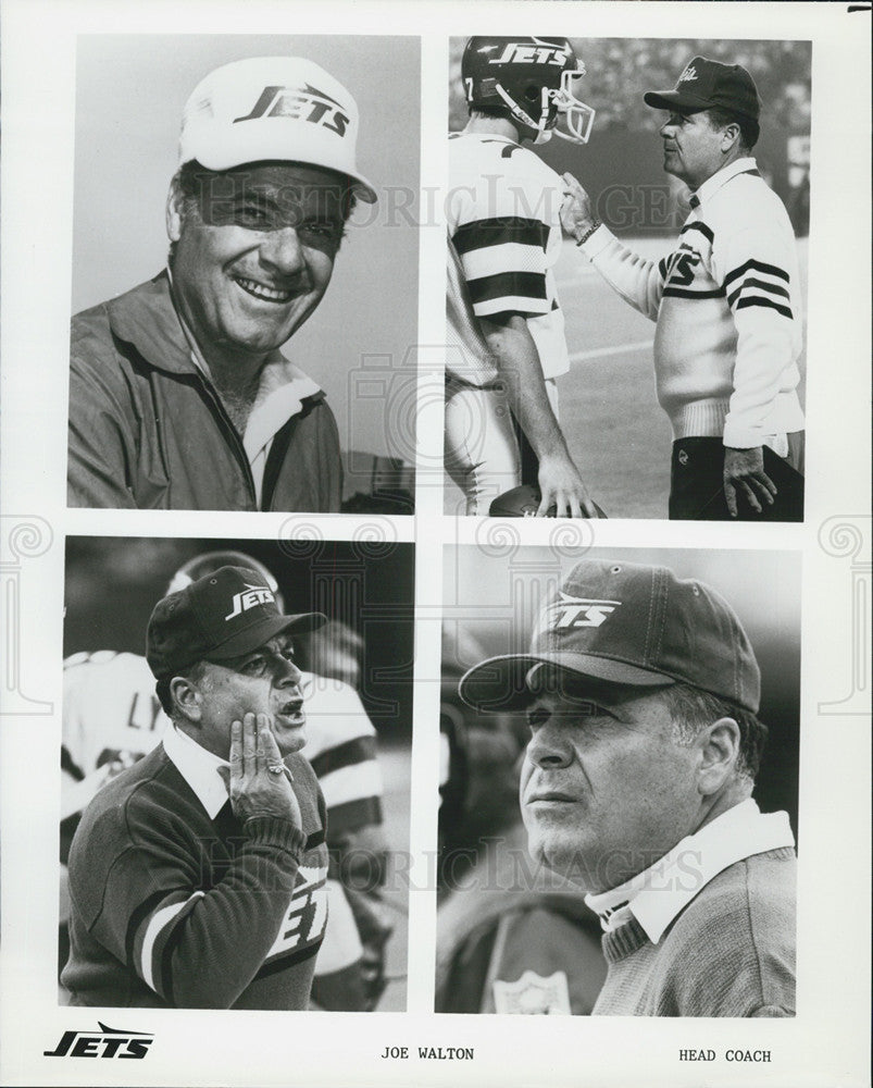 Press Photo NY Jets coach Joe Walton - Historic Images