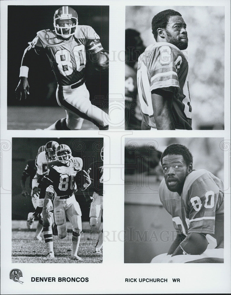 Denver Broncos,Rick Upchurch WR Undated Vintage Press Photo Print -  Historic Images