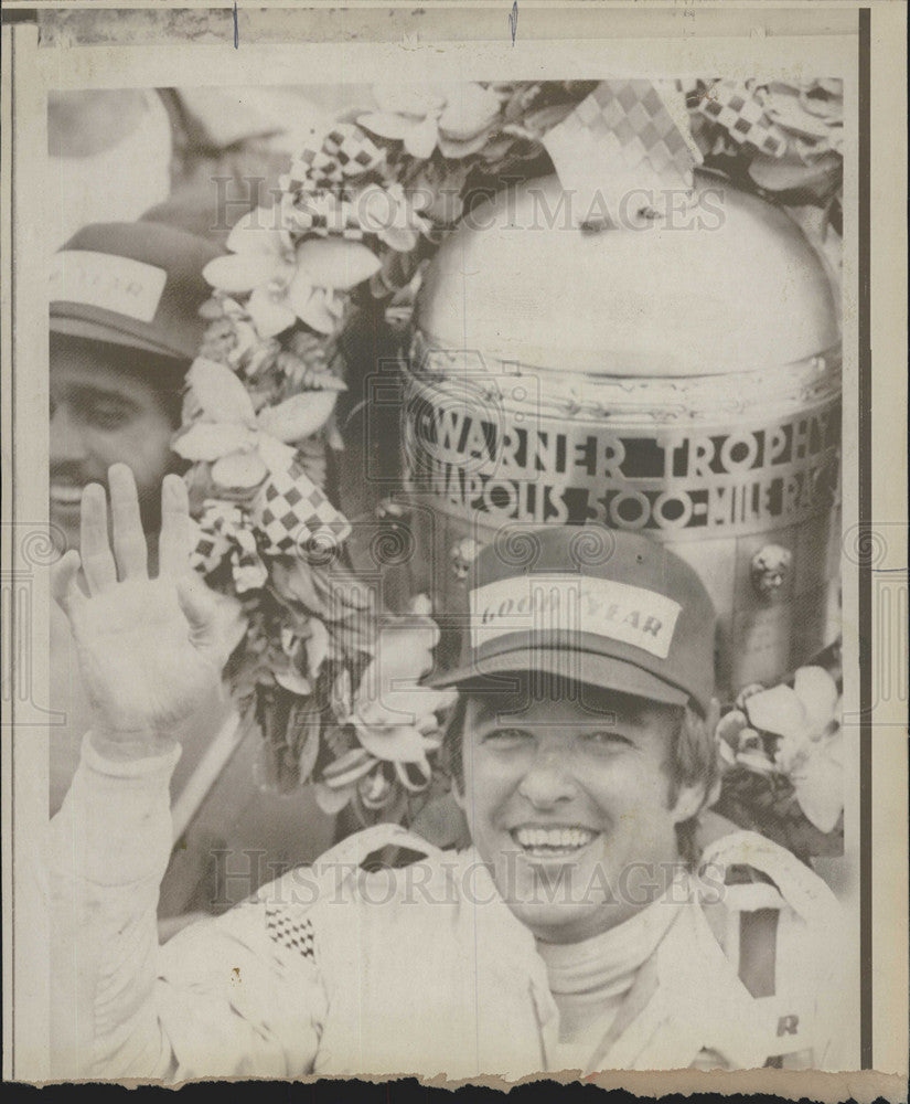 1974 Press Photo Race driver Johnny Rutherford - Historic Images