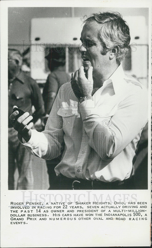 1991 Press Photo Race driver Roger Penske - Historic Images