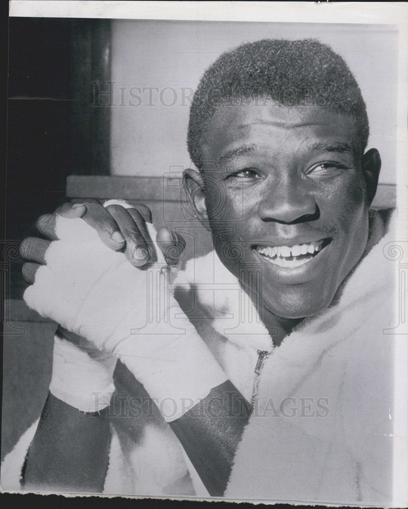 1963 Press Photo Welterweight boxer Emile Griffith - Historic Images