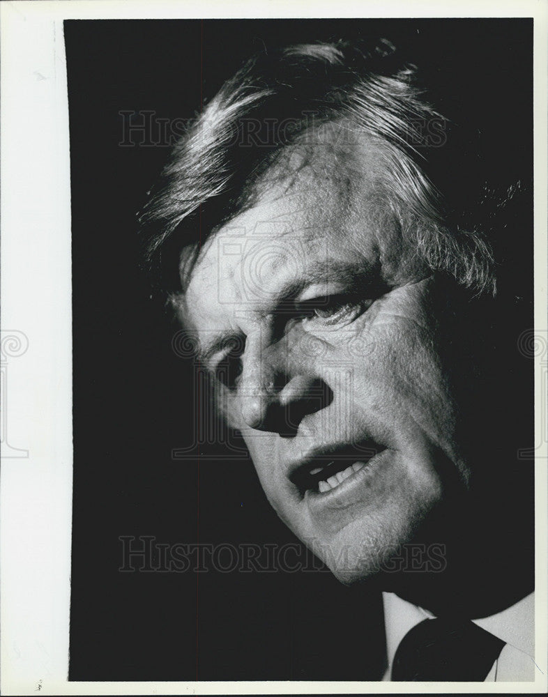 Press Photo Senator Edward M Kennedy - Historic Images