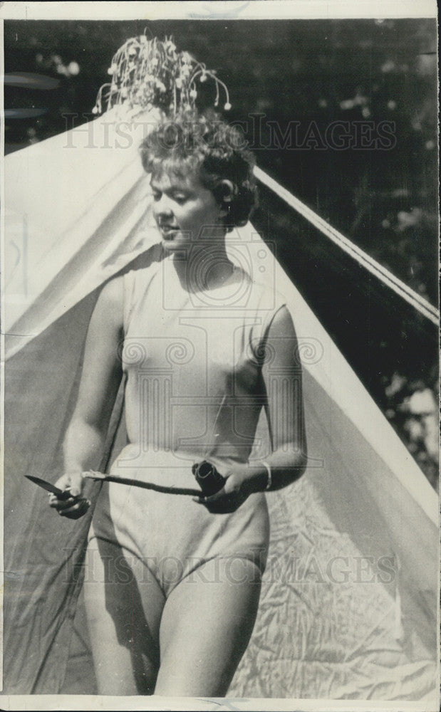 1958 Press Photo Princess Brigitta of Sweden - Historic Images