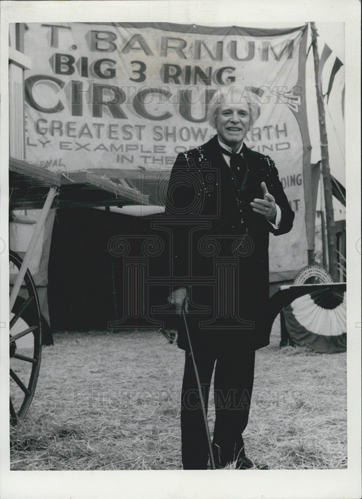 1986 Press Photo Burt Lancaster in Barnum - Historic Images