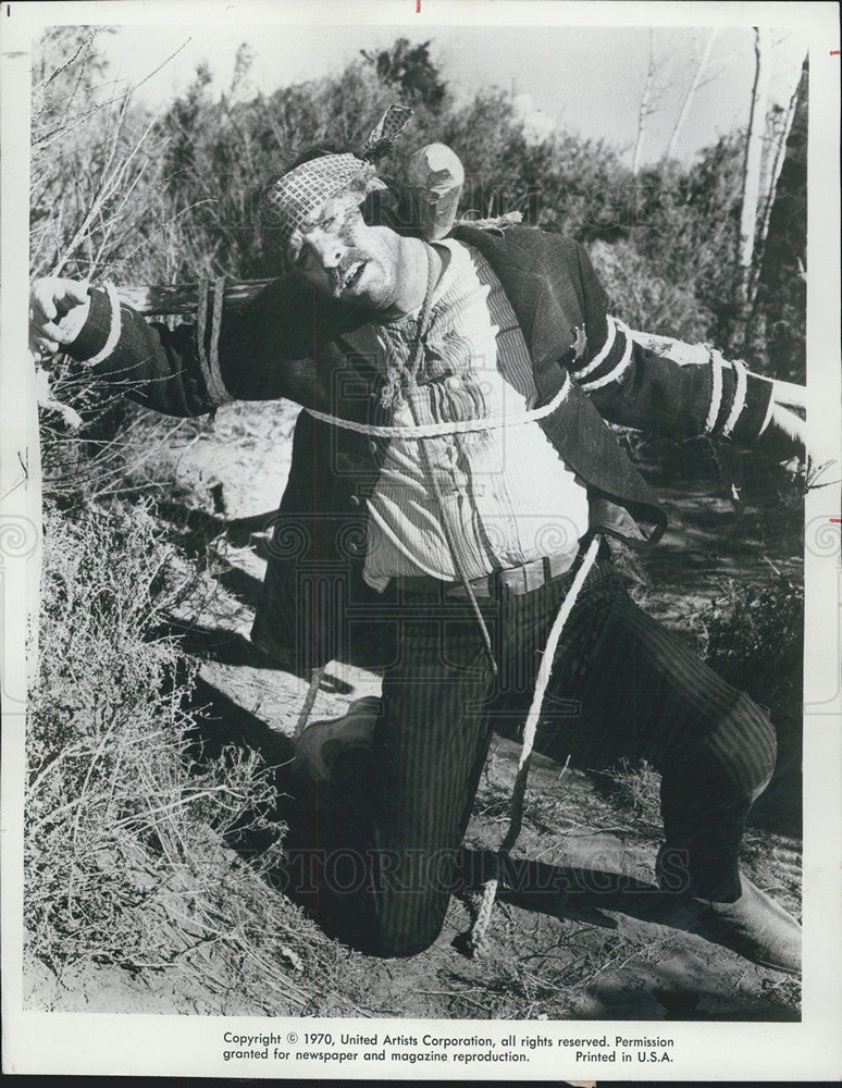 1971 Press Photo Burt Lancaster in Valdez Is Coming - Historic Images