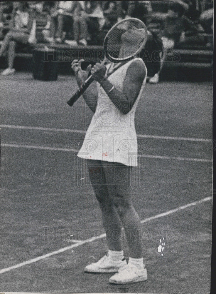 1971 Press Photo Billie Jean King/Tennis - Historic Images