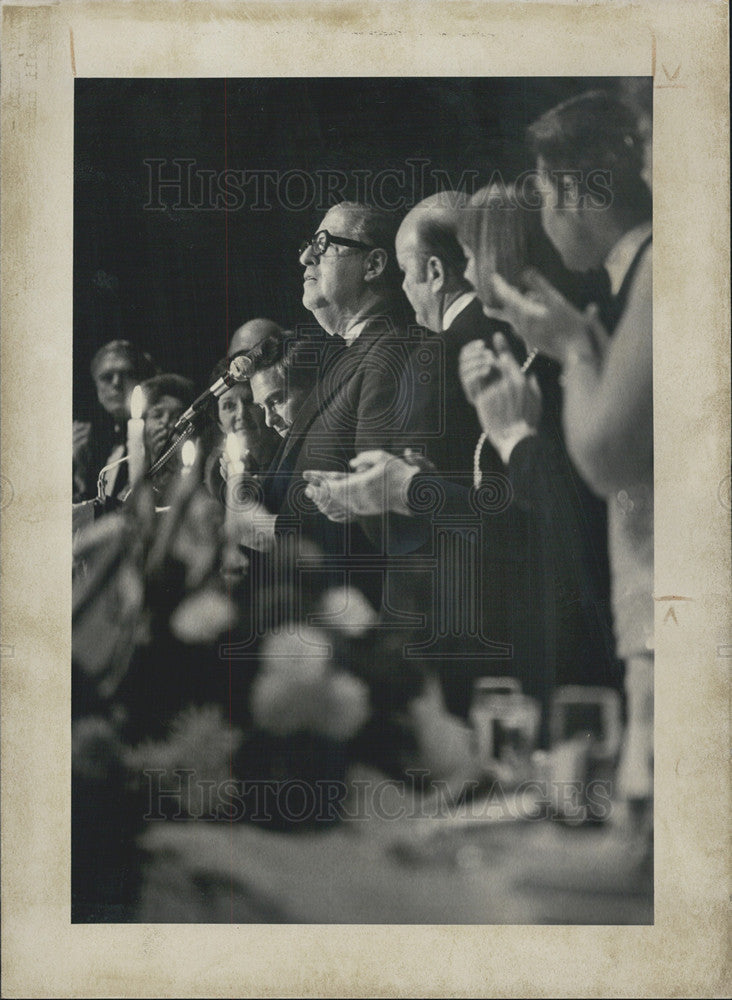 1976 Press Photo Abba Eban Former Israeli Foreign Minister And UN Ambassador - Historic Images