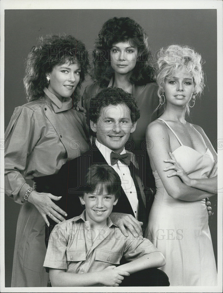 1985 Press Photo Victor Garber/Maggie Cooper/Shanna Reed/Teri Copley/D Faustino - Historic Images