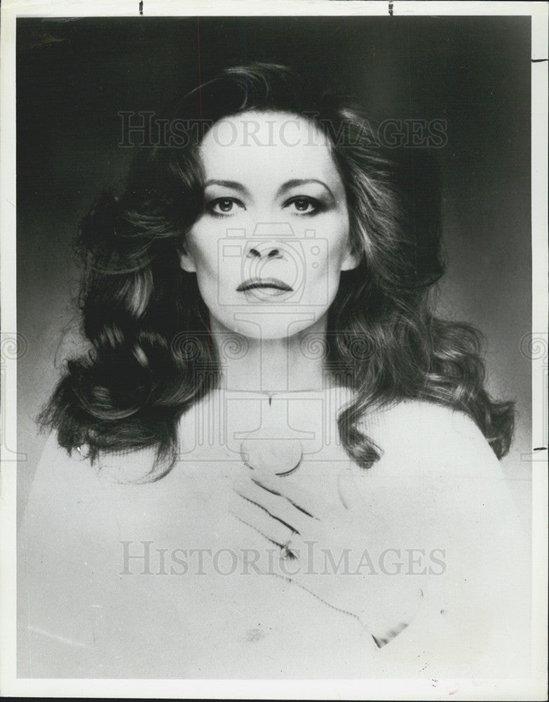 1982 Press Photo Actress faye Dunaway - Historic Images