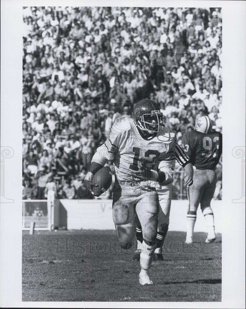 Press Photo Charles White University Of Southern California Football Player - Historic Images