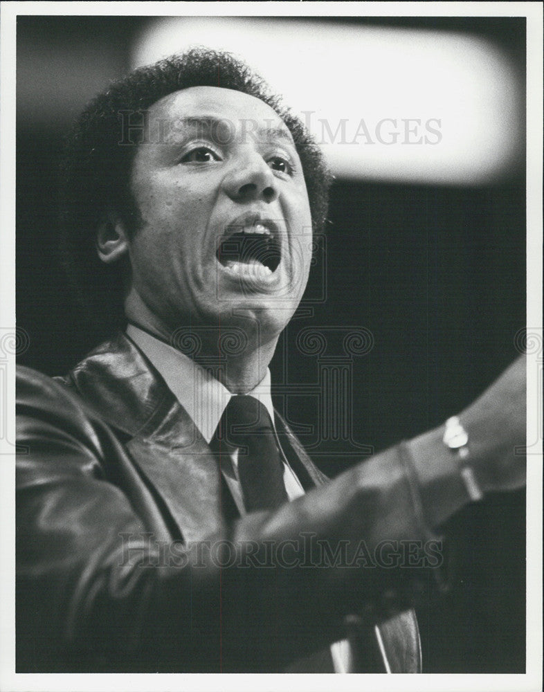Press Photo Lenny Wilkens - Historic Images