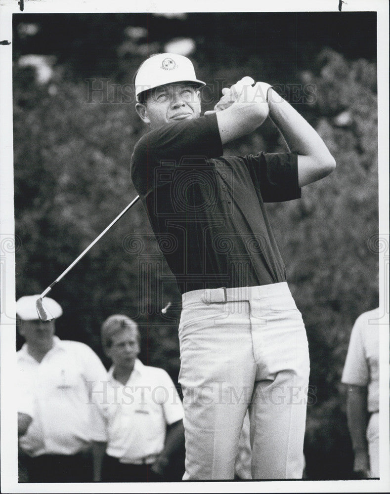 1987 Press Photo Lynn Jansen, PGA Golf Championship - Historic Images