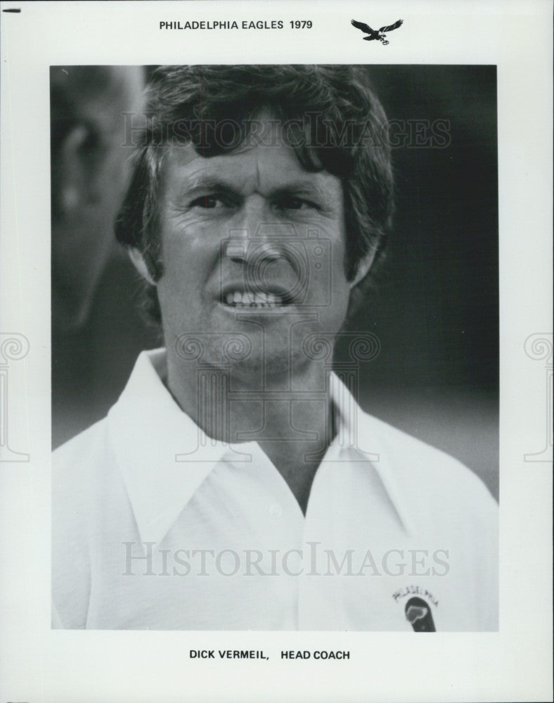 Press Photo  Philadelphia head caoch Dick Vermeil - Historic Images