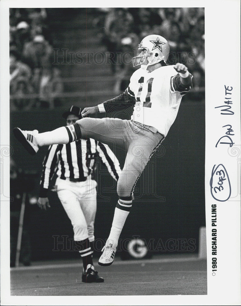 1980 Press Photo Dallas Cowboy Dan White - Historic Images