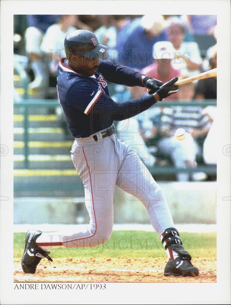 1993 Press Photo Andre Dawson/Montreal Expos/Chicago Cubs/Baseball - Historic Images