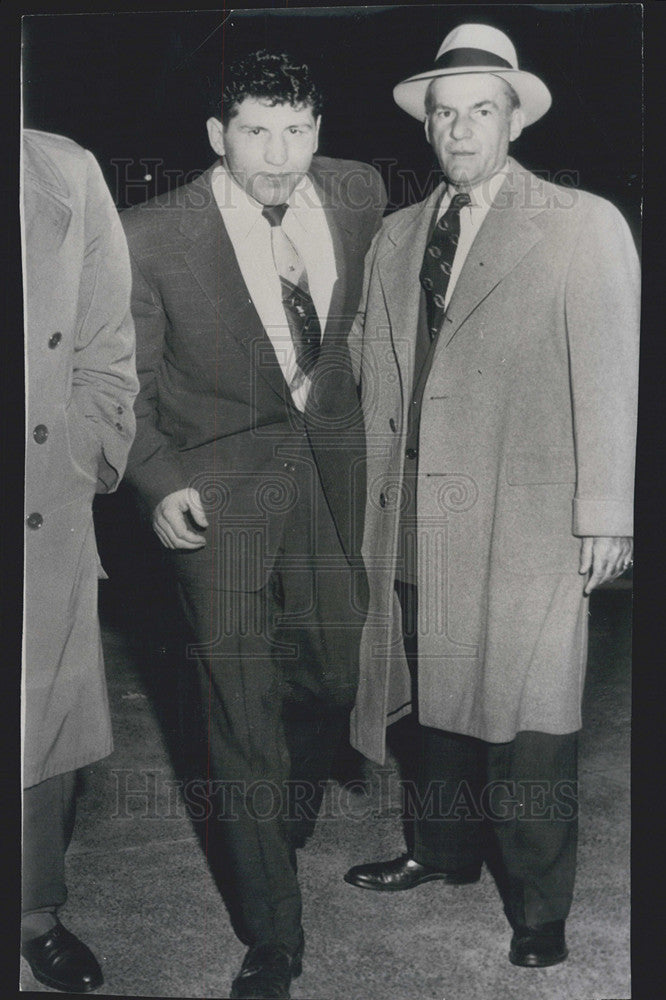 1984 Press Photo Middleweight Fighter Joey Giardello Arrested After Brawl - Historic Images