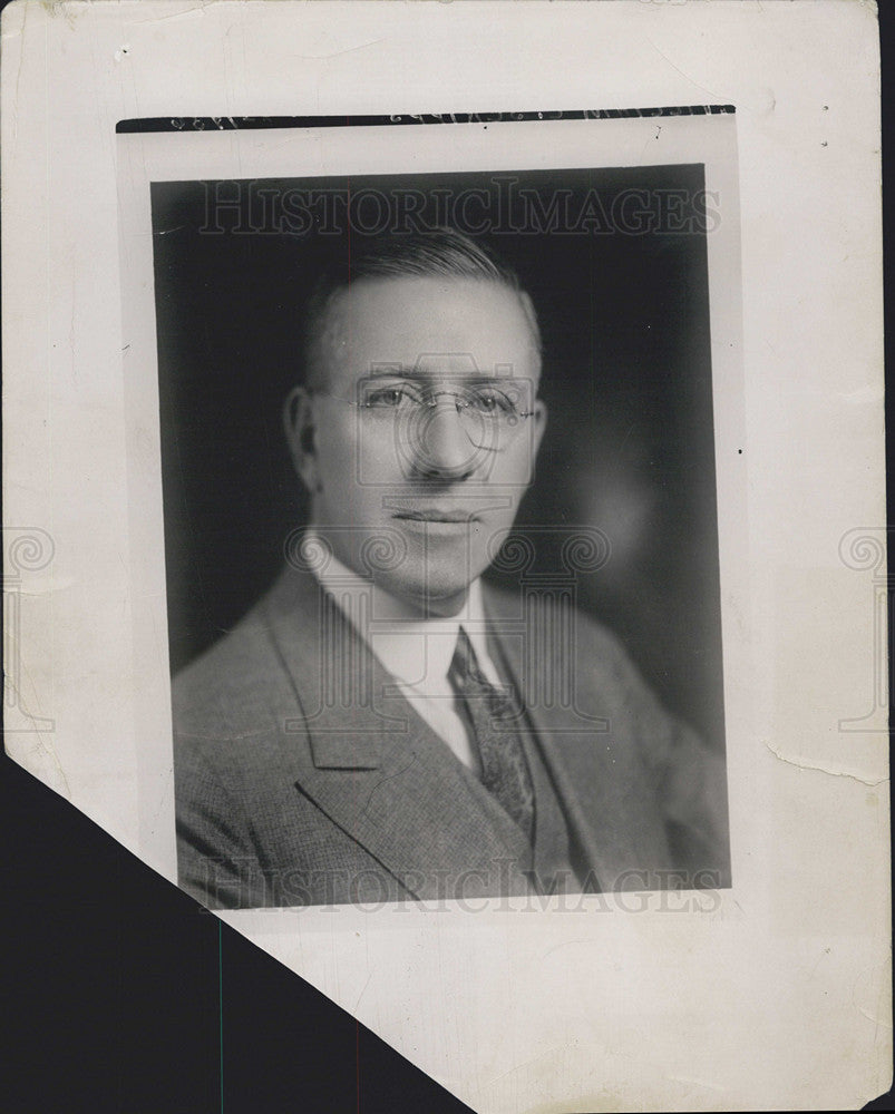 1936 Press Photo William E Scripps Son Of James E. Scripps Detroit News Founder - Historic Images