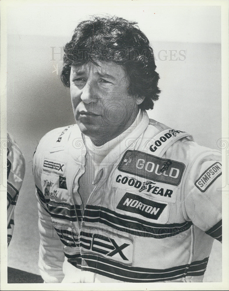 Press Photo Race car driver Mario Andretti - Historic Images