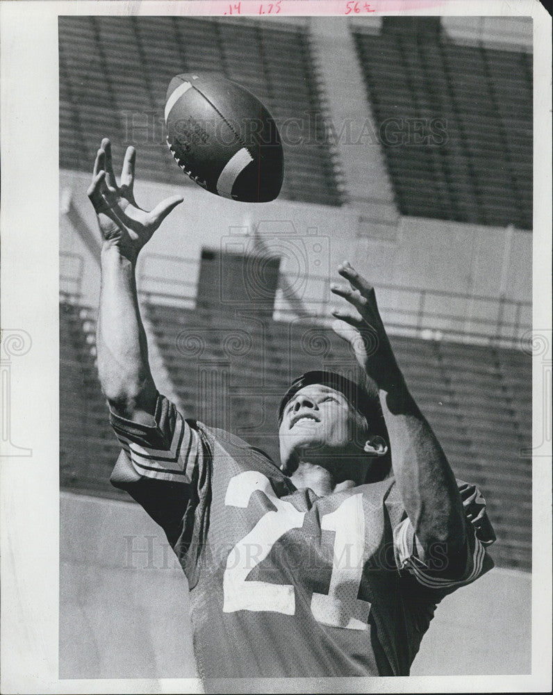 1974 Press Photo Bob Farr, split end, U. S. Air Force Academy. - Historic Images